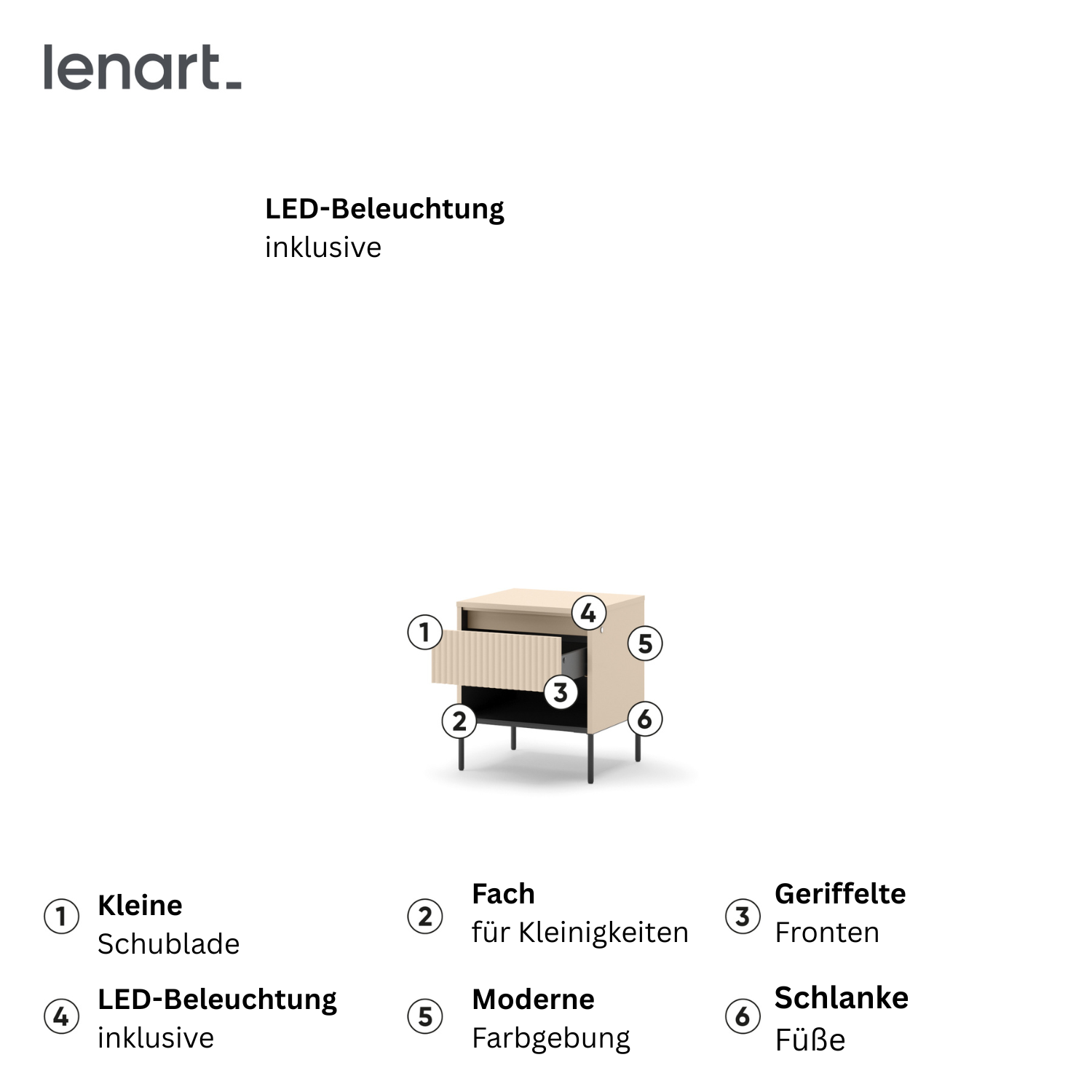 Nachttisch Trend TS-10
